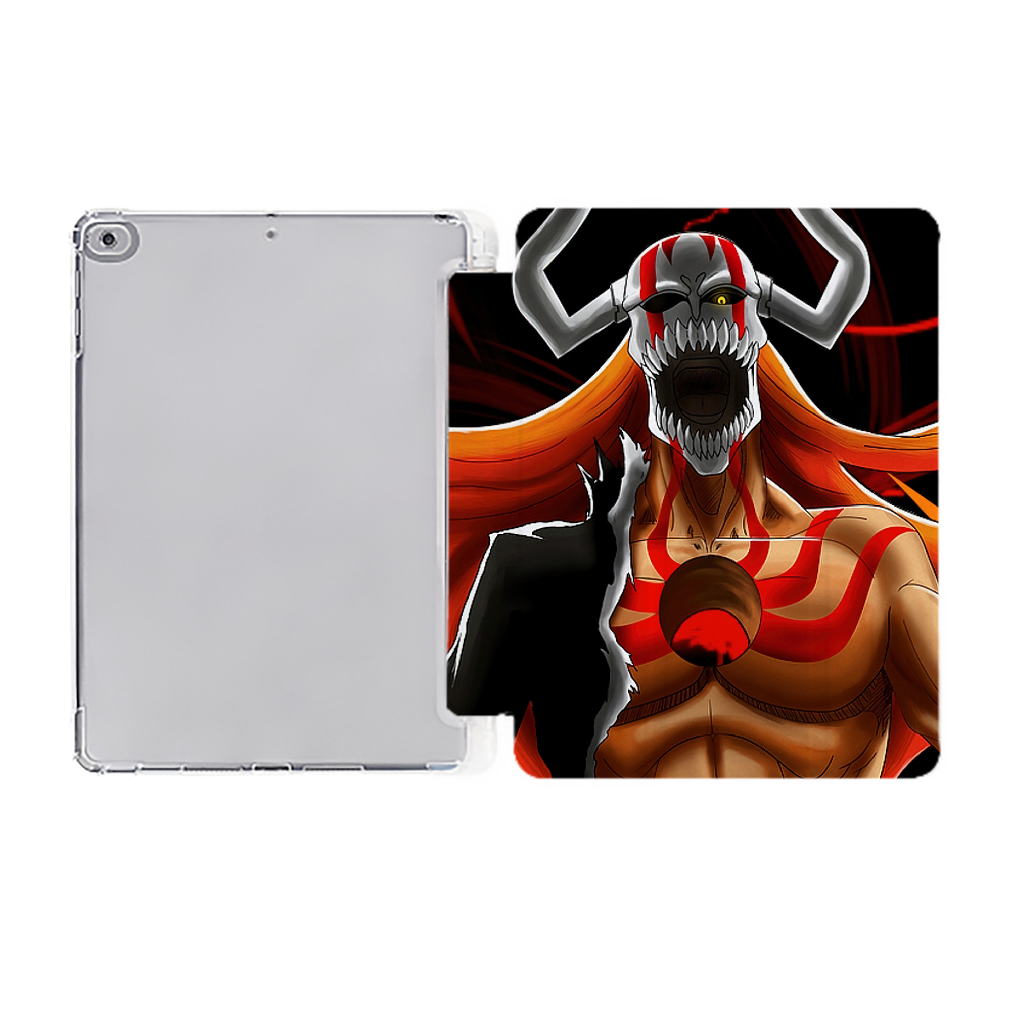 （画像用） ブリーチ BLEACH IPad ケース ペン収納付き 三つ折りスタンド PUレザー×シリコン 対応機種9.5/10.5/10.9インチ